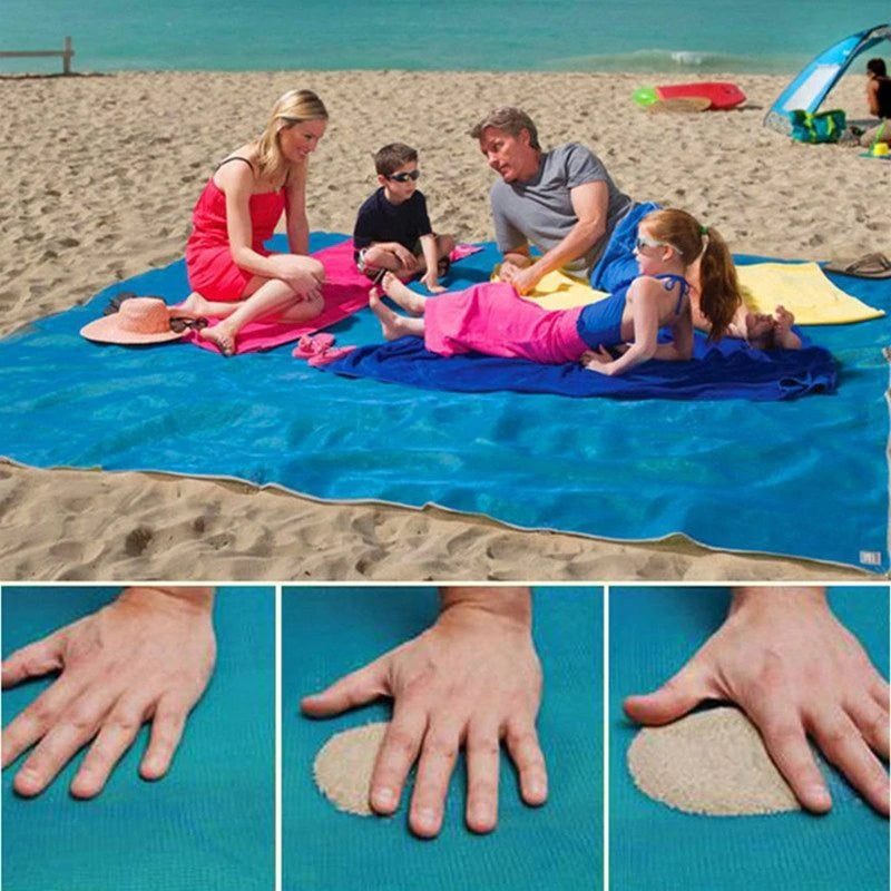 Couverture de plage étanche au sable pour 5-8 adultes