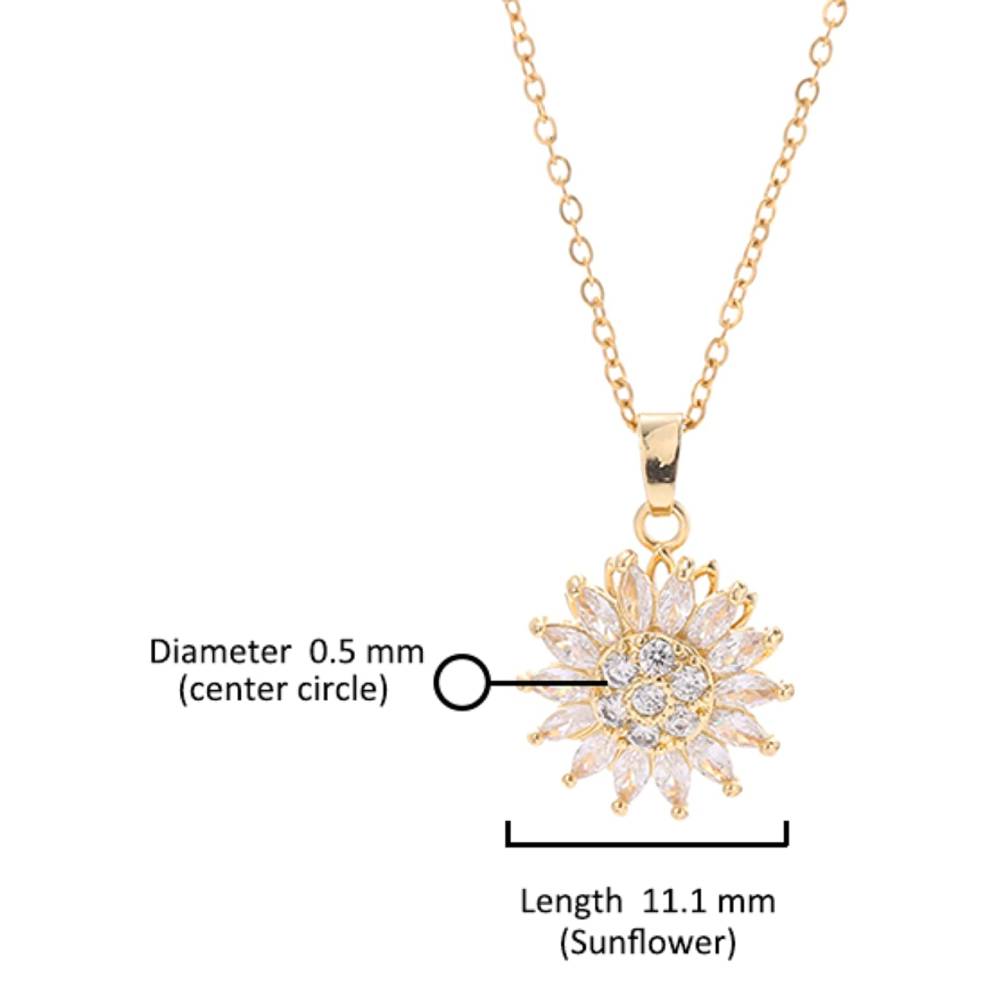 Collier pendentif tournesol – Rayonnez de joie et d’élégance au quotidien