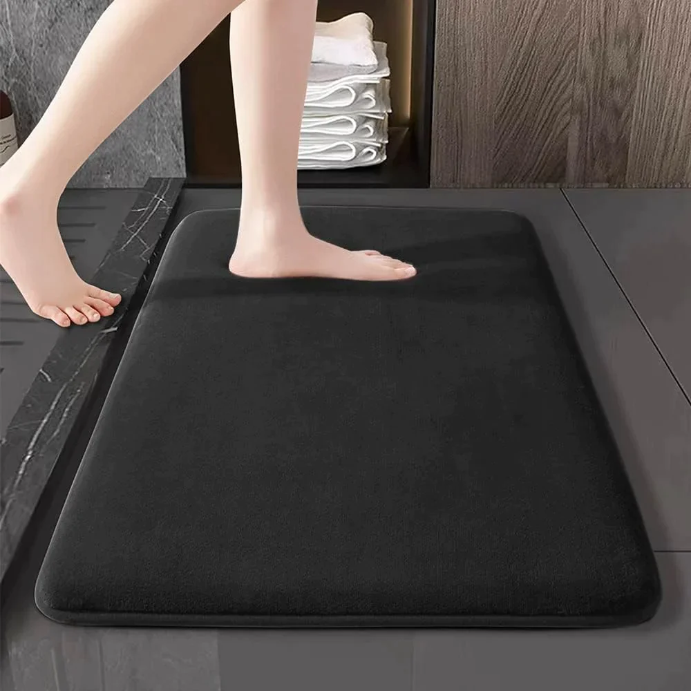 Tapis de bain en mousse à mémoire de forme ultra absorbant – Entrez dans le confort