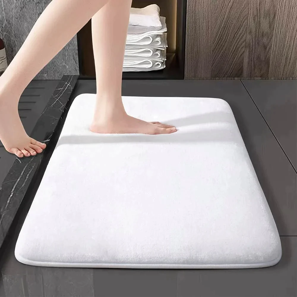 Tapis de bain en mousse à mémoire de forme ultra absorbant – Entrez dans le confort