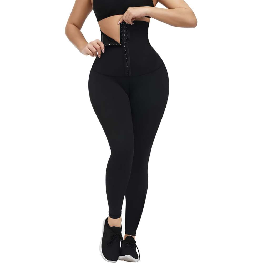 Legging de sport taille haute avec ceinture abdominale intégrée – Sculpte et soutient