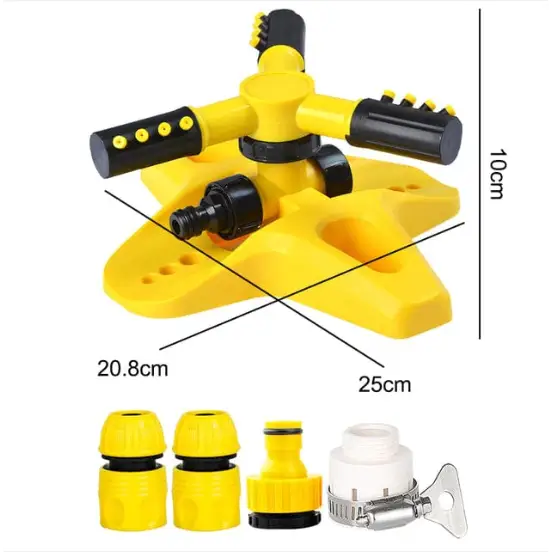 AquaSpin360 - Arroseur de jardin rotatif automatique