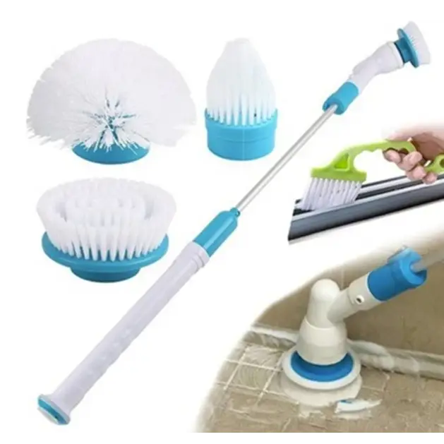 Brosse de Nettoyage Électrique Télescopique - TurboClean