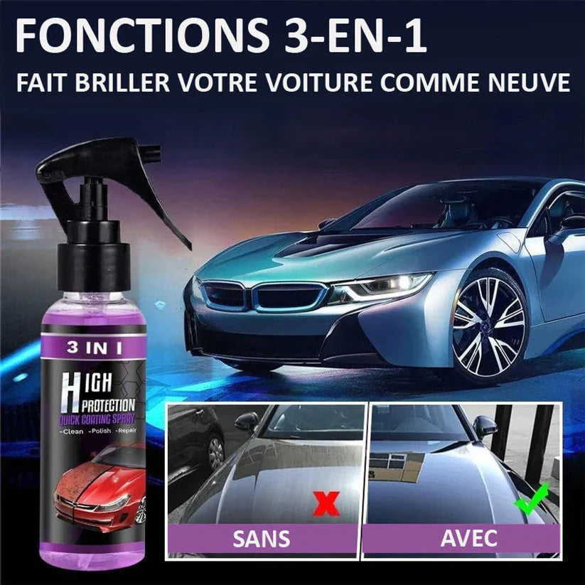 Rayhong Spray - Spray Voiture Brillance Longue Durée 3-en-1