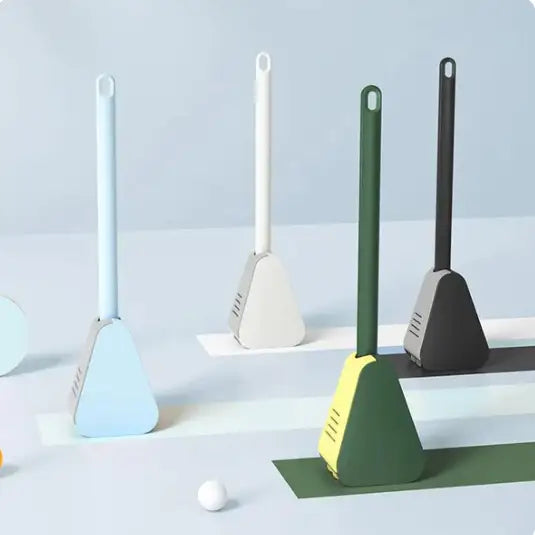 TriClean - Brosse de toilettes en Silicone Ultra-efficace (+Support Offert)